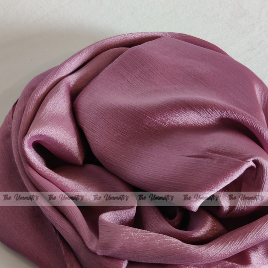 Crinkle Silk Hijab ( Rosaline)